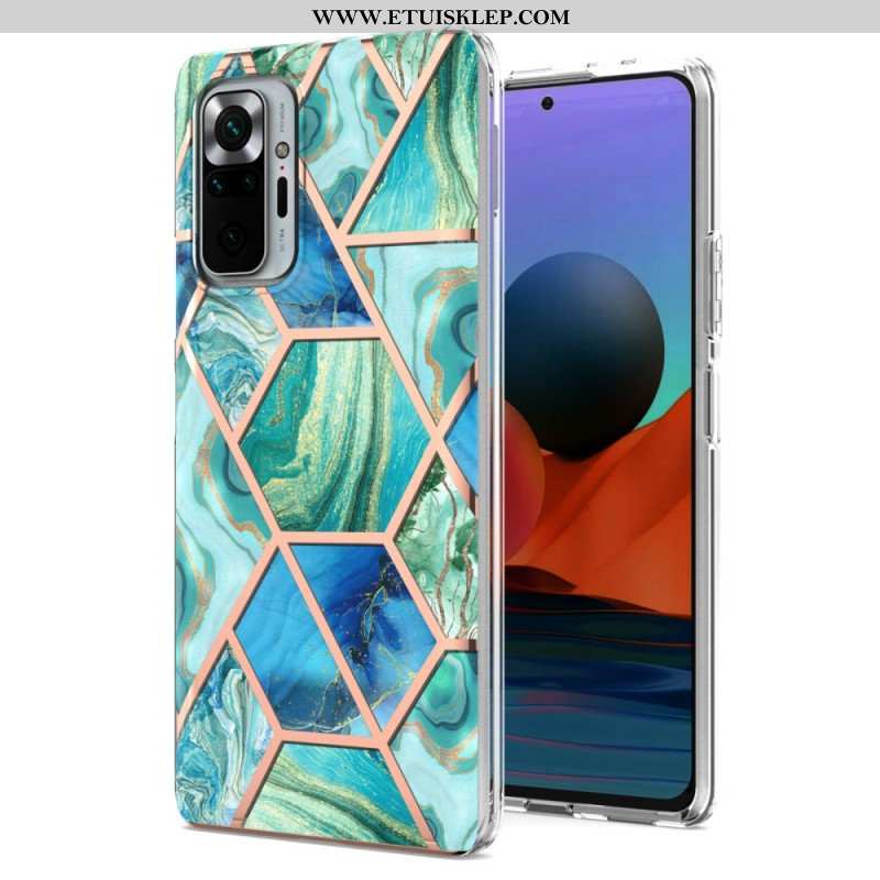 Etui do Xiaomi Redmi Note 10 Pro Marmur O Intensywnej Geometrii